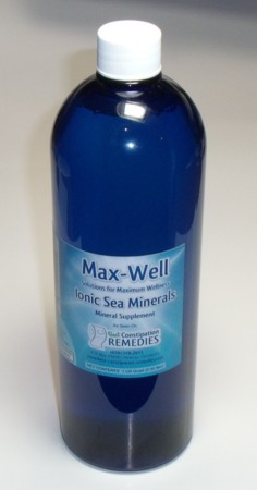 1c) Ionic Sea Minerals Electrolyte Drink Mix, 1 qt.